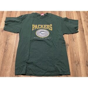 Team Apparel Shirt, Men's Size Large, Green Bay Packers Wisconsin NFL